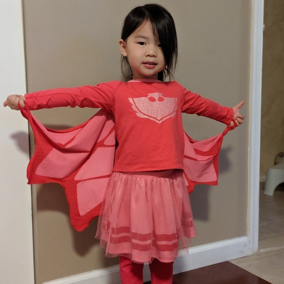 PJ Masks Owlette 3 pc Costume/Outfit. Size 2T. - Picture 11 of 13
